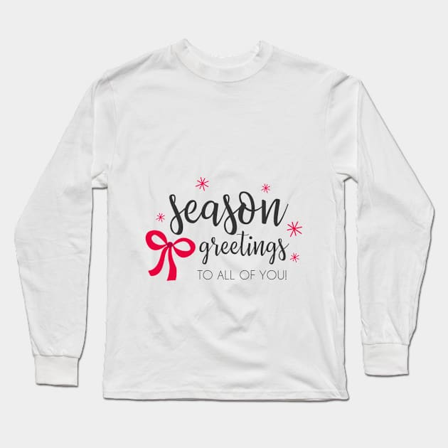 Xmas Long Sleeve T-Shirt by M_Mary